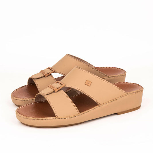 Al Tawash Micro Calf Leather Sandal Tourt Color