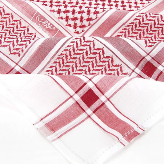 Shemagh Al Bassam Plus 16 Red Color