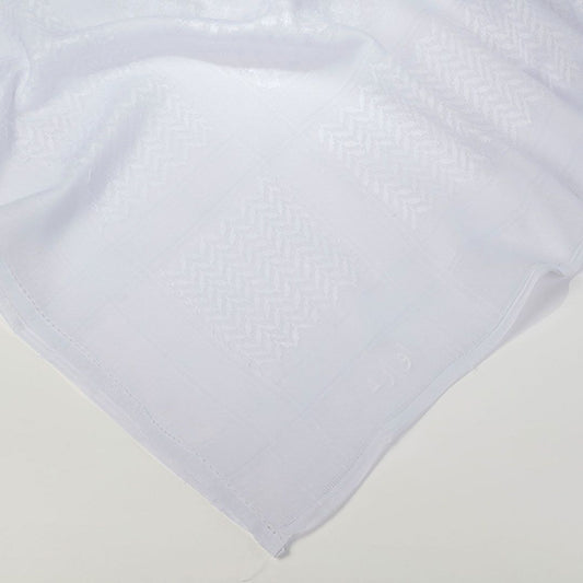 Shemagh Al Bassam White Color