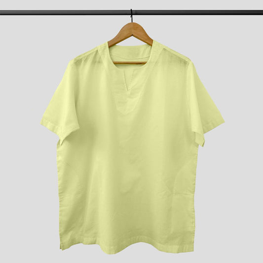 Thobify  Megassar 100% Cotton Yellow Color