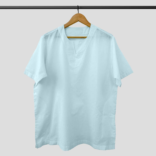 Thobify Megassar 100% Cotton Light Blue Color