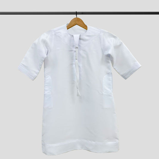 Arabic Kandora For Kids White Color NB to 1Y