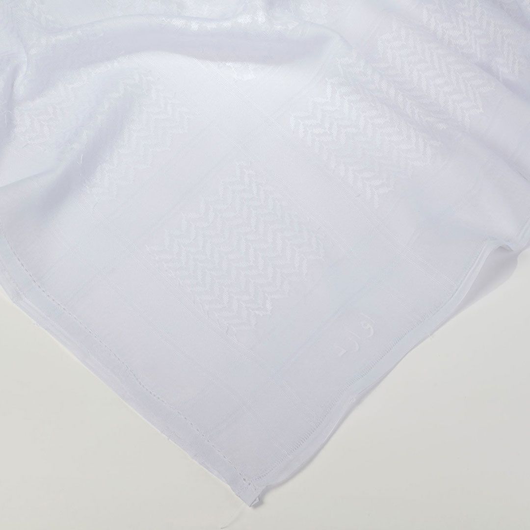 Shemagh Al Bassam White Color