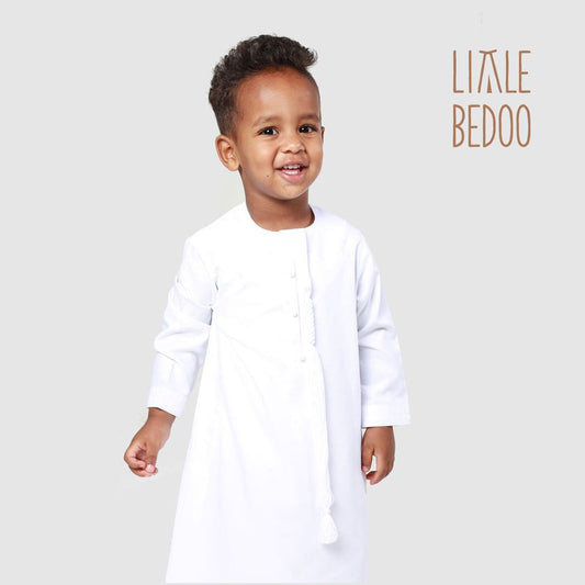 Little Bedoo Emirati Kandora White Color