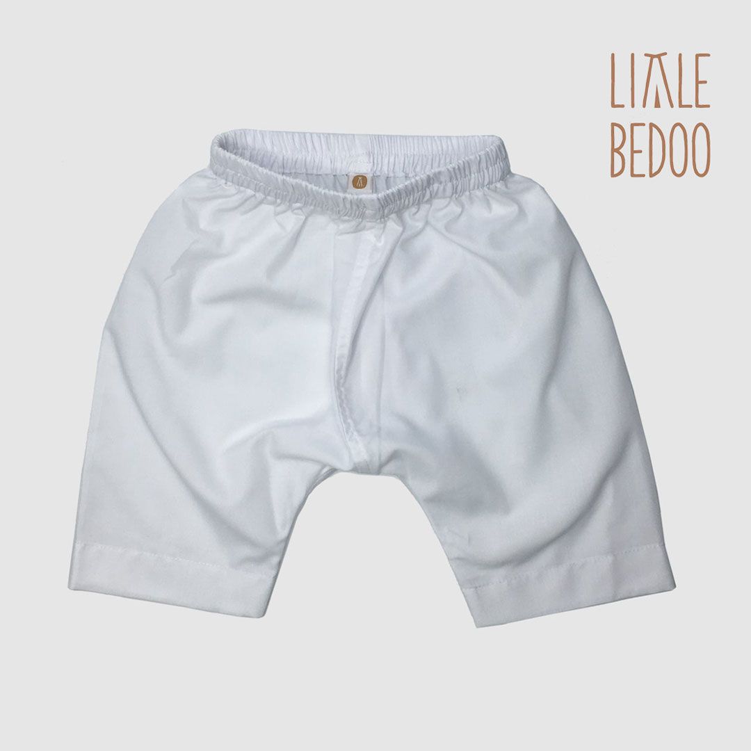 Little Bedoo Sirwal White Color