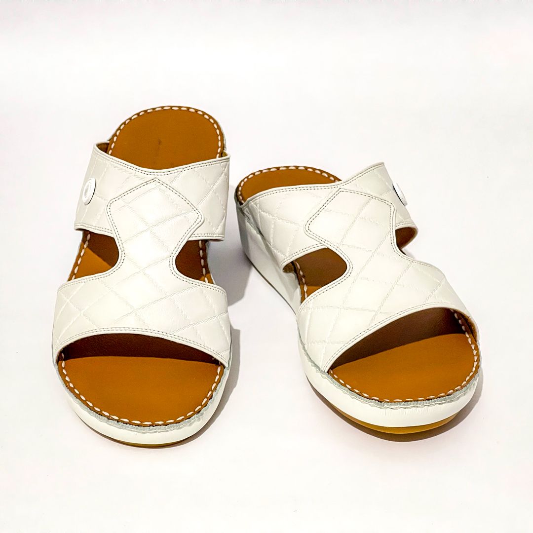 Al Sinyar Sandal White Color
